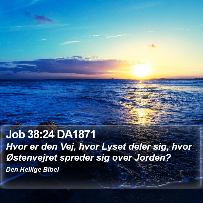 Job 38:24 DA1871 Bible Study
