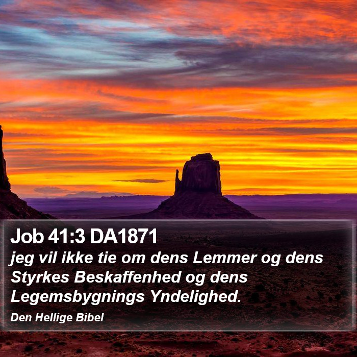 Job 41:3 DA1871 Bible Study