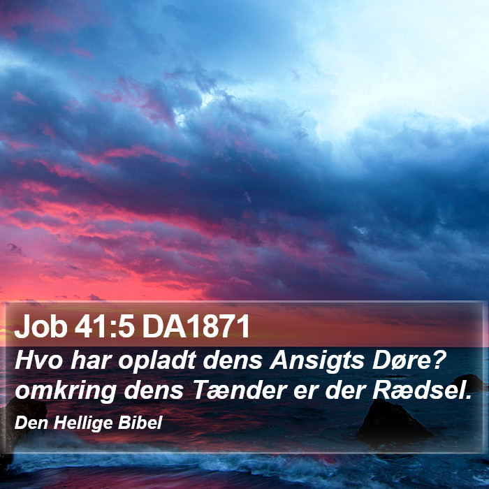 Job 41:5 DA1871 Bible Study