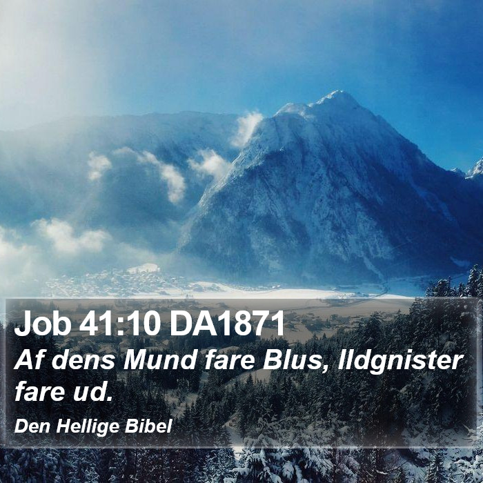 Job 41:10 DA1871 Bible Study