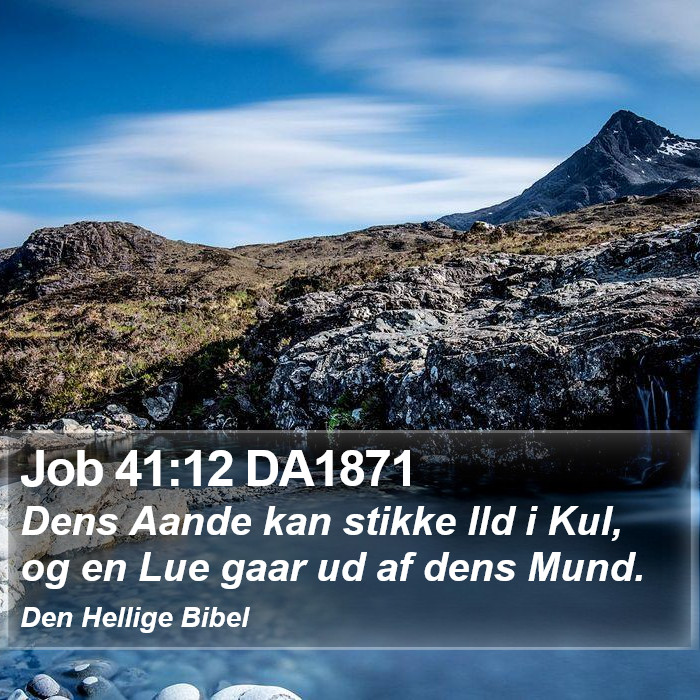 Job 41:12 DA1871 Bible Study