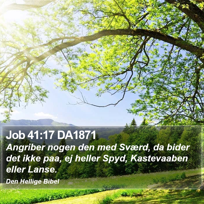 Job 41:17 DA1871 Bible Study