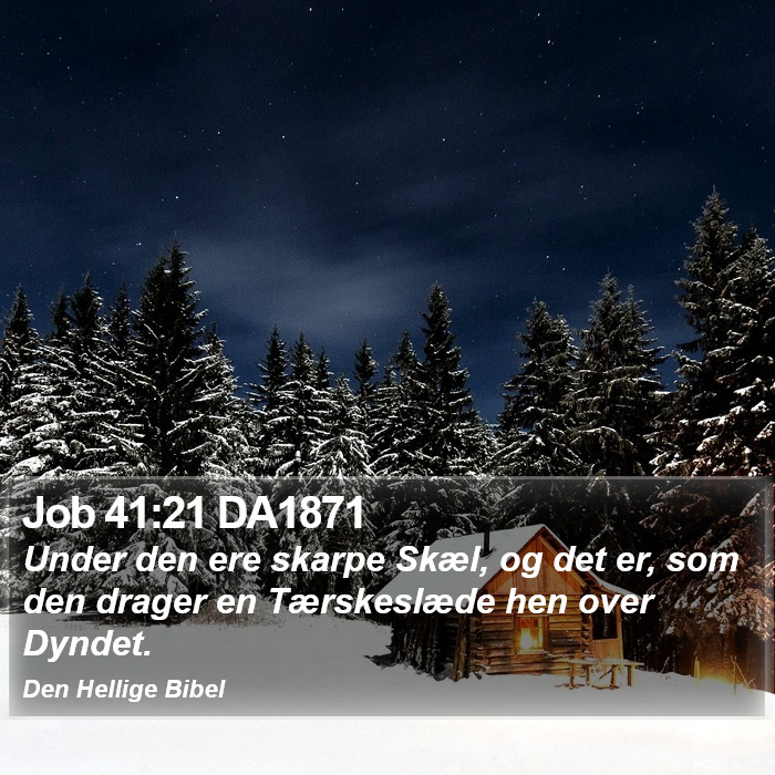 Job 41:21 DA1871 Bible Study