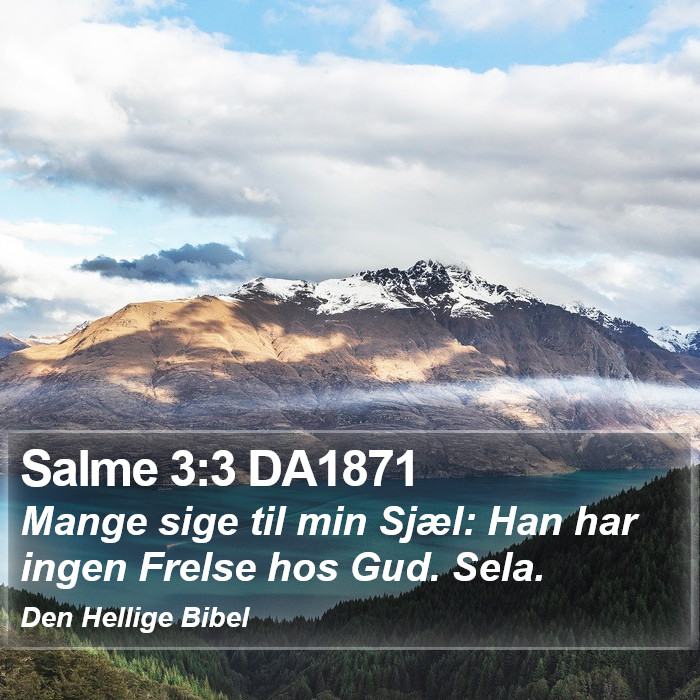 Salme 3:3 DA1871 Bible Study