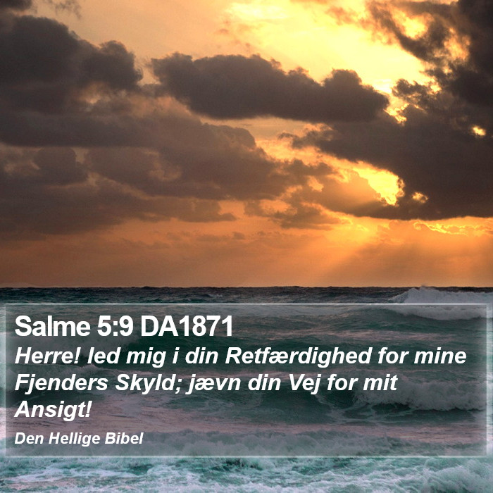 Salme 5:9 DA1871 Bible Study