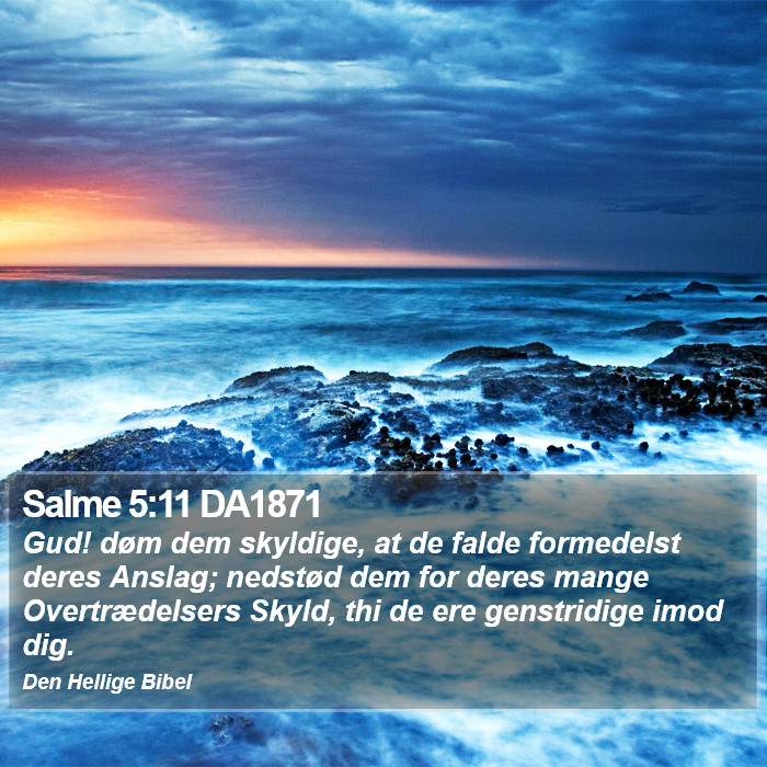 Salme 5:11 DA1871 Bible Study