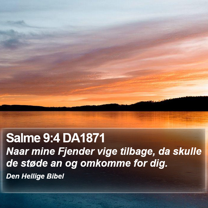 Salme 9:4 DA1871 Bible Study