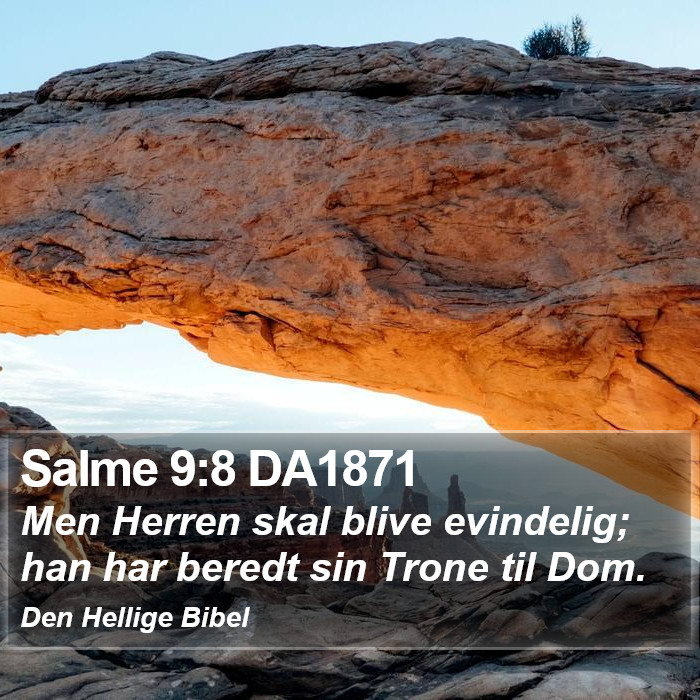 Salme 9:8 DA1871 Bible Study