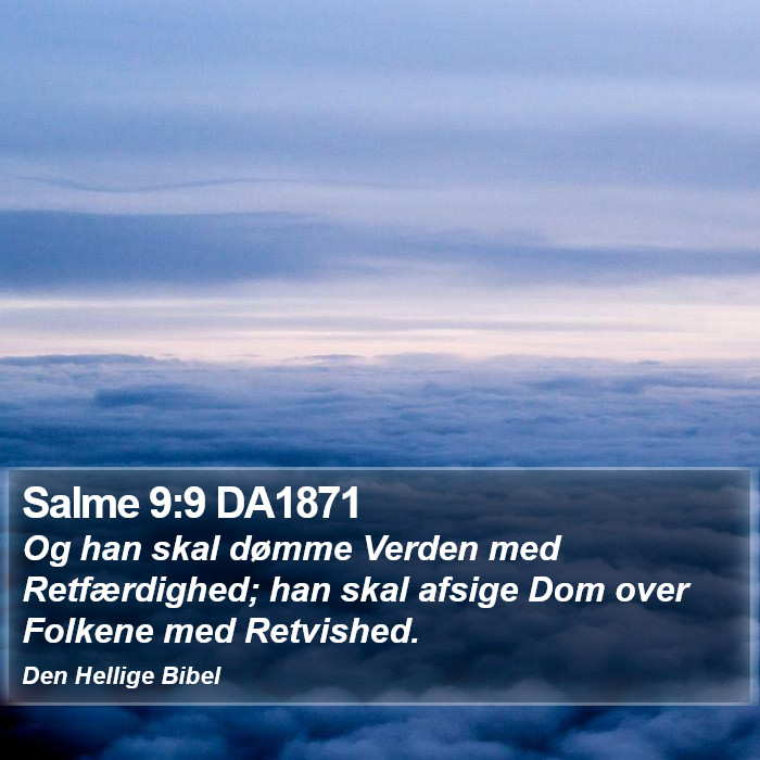 Salme 9:9 DA1871 Bible Study