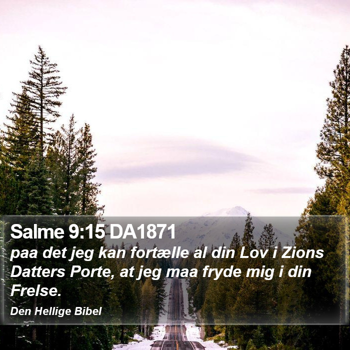 Salme 9:15 DA1871 Bible Study