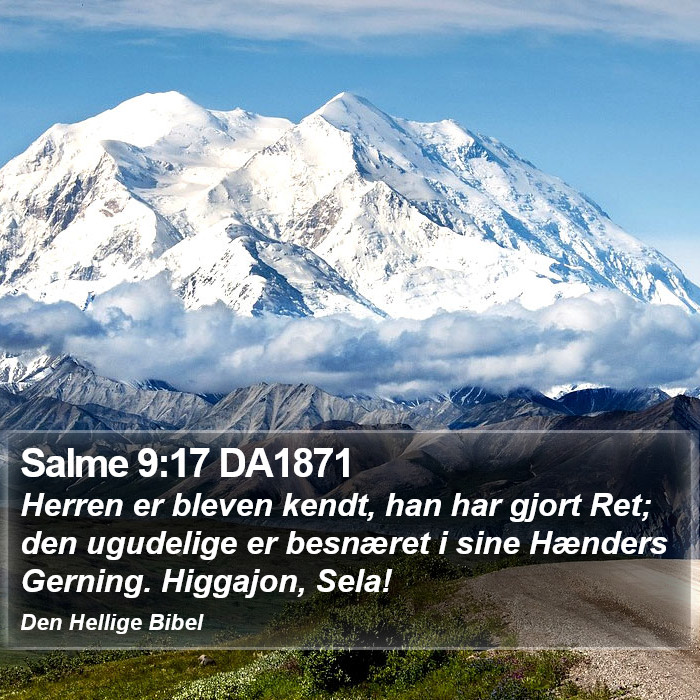 Salme 9:17 DA1871 Bible Study