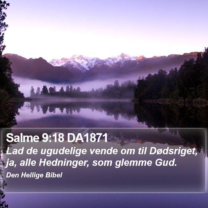 Salme 9:18 DA1871 Bible Study