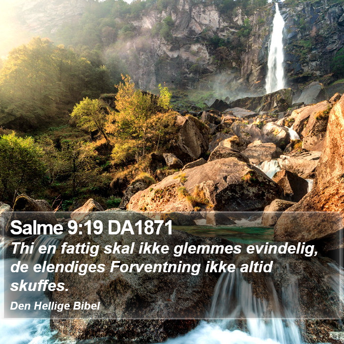 Salme 9:19 DA1871 Bible Study