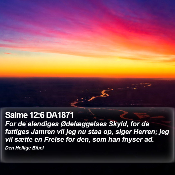 Salme 12:6 DA1871 Bible Study