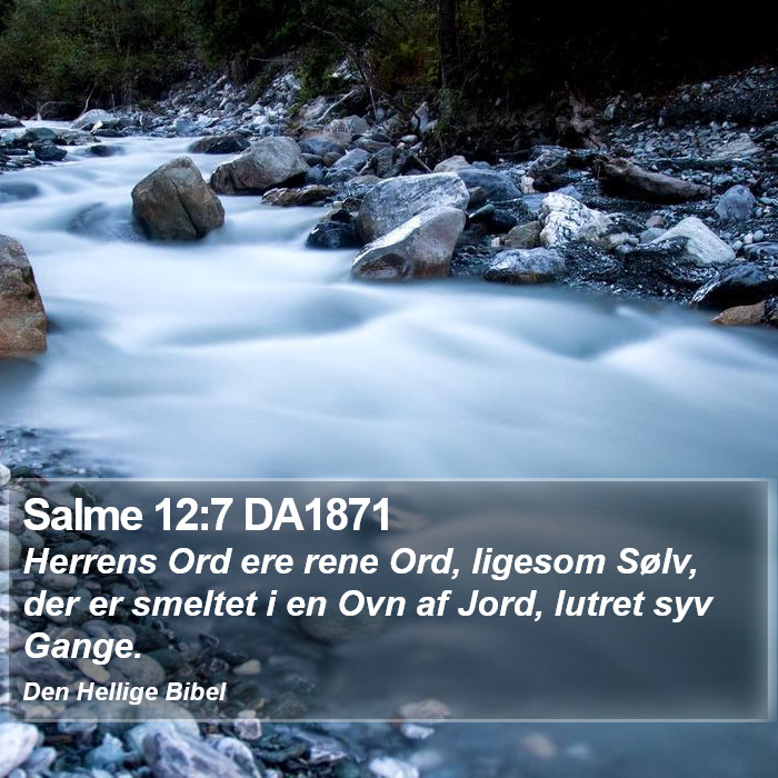 Salme 12:7 DA1871 Bible Study