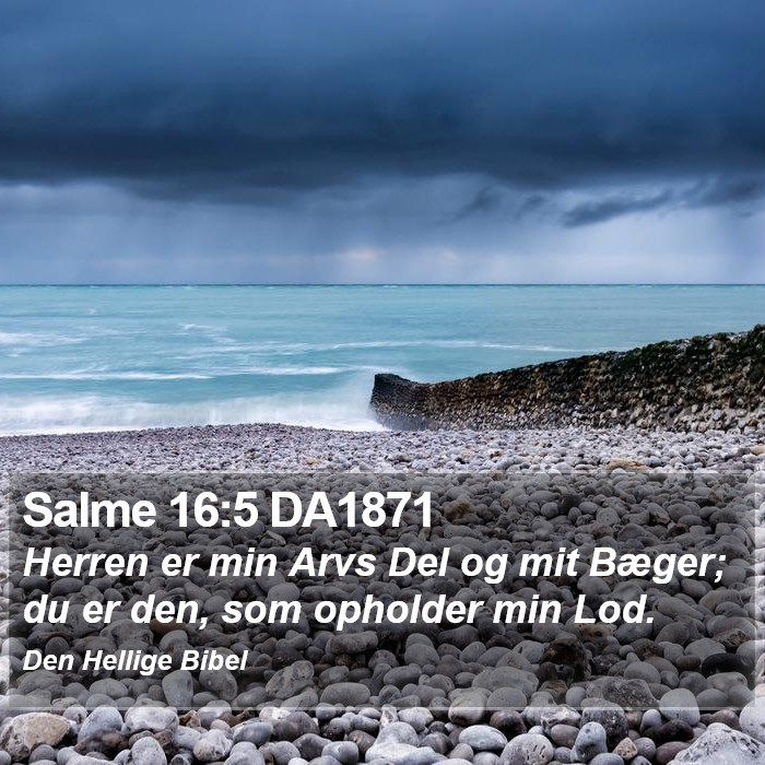 Salme 16:5 DA1871 Bible Study