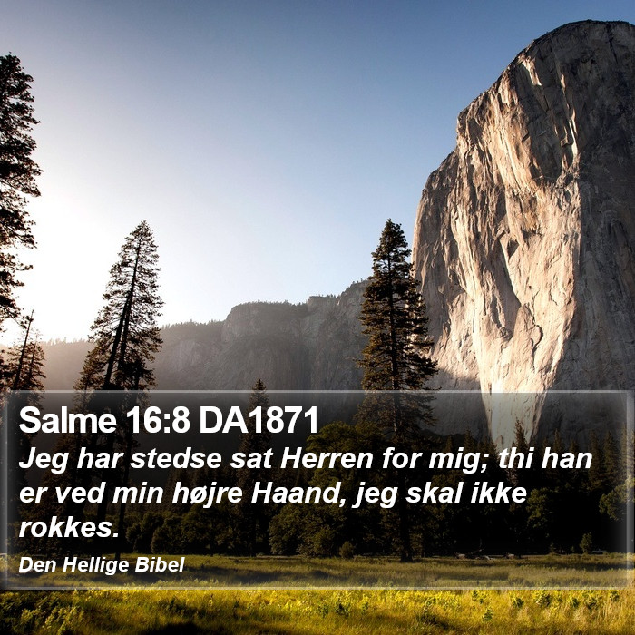 Salme 16:8 DA1871 Bible Study