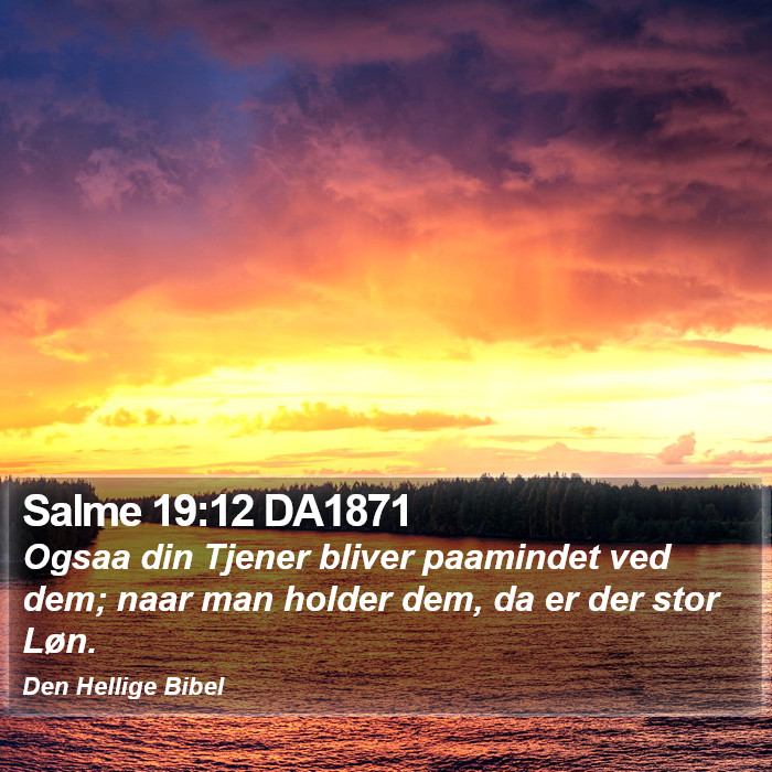 Salme 19:12 DA1871 Bible Study