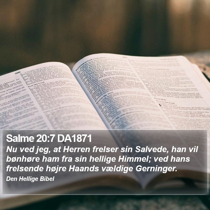 Salme 20:7 DA1871 Bible Study