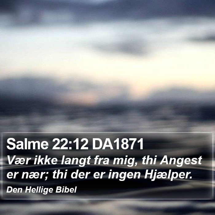 Salme 22:12 DA1871 Bible Study