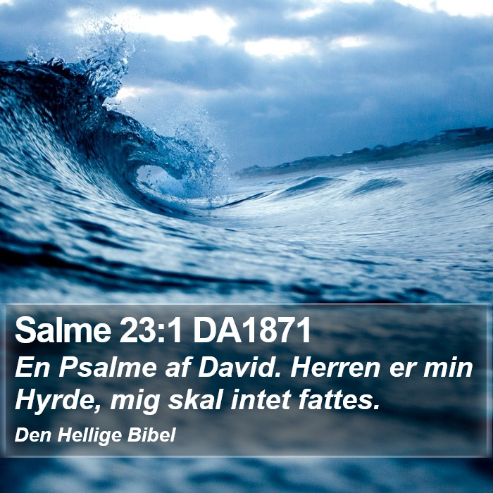 Salme 23:1 DA1871 Bible Study