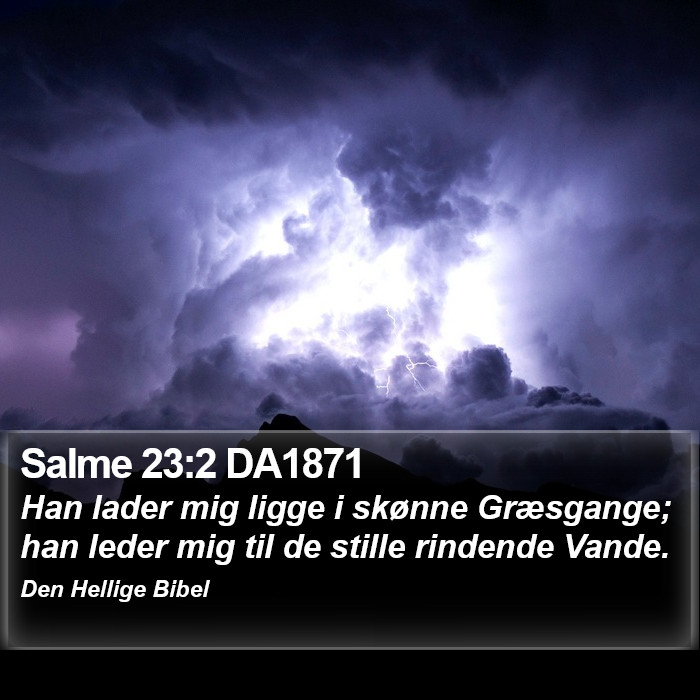 Salme 23:2 DA1871 Bible Study