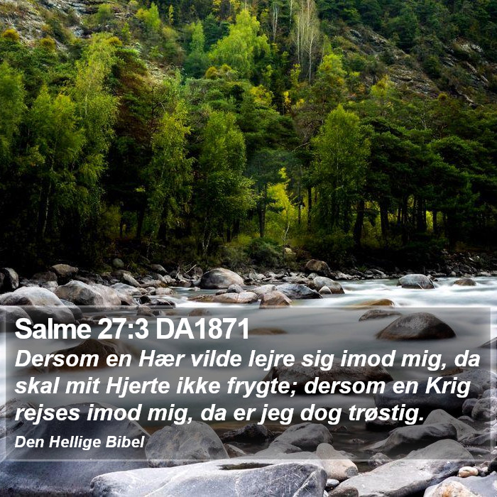 Salme 27:3 DA1871 Bible Study