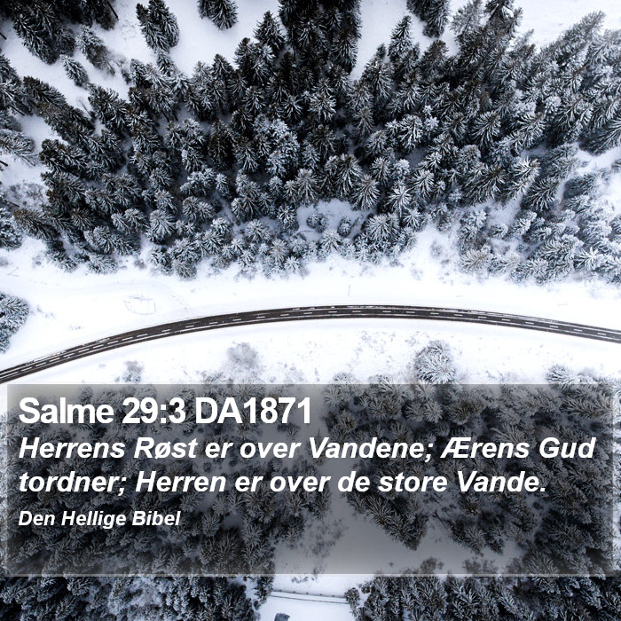 Salme 29:3 DA1871 Bible Study