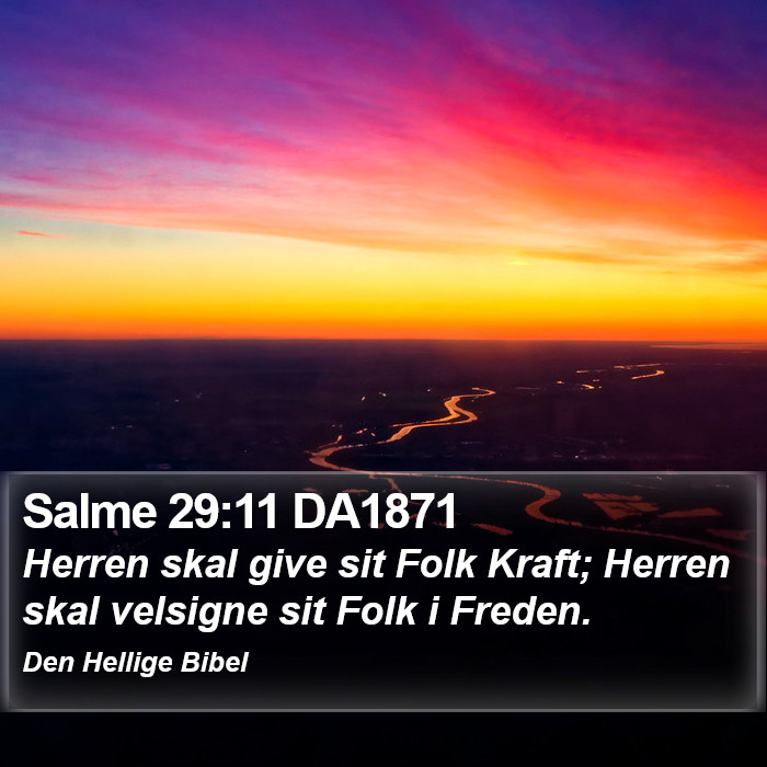 Salme 29:11 DA1871 Bible Study