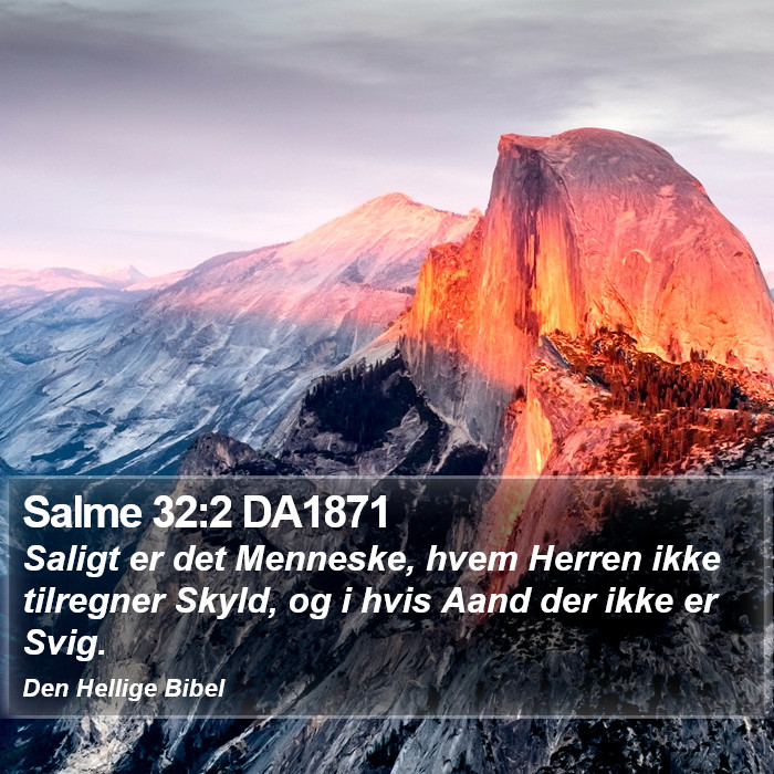 Salme 32:2 DA1871 Bible Study