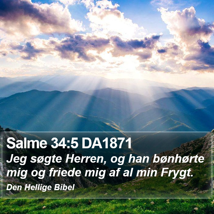 Salme 34:5 DA1871 Bible Study