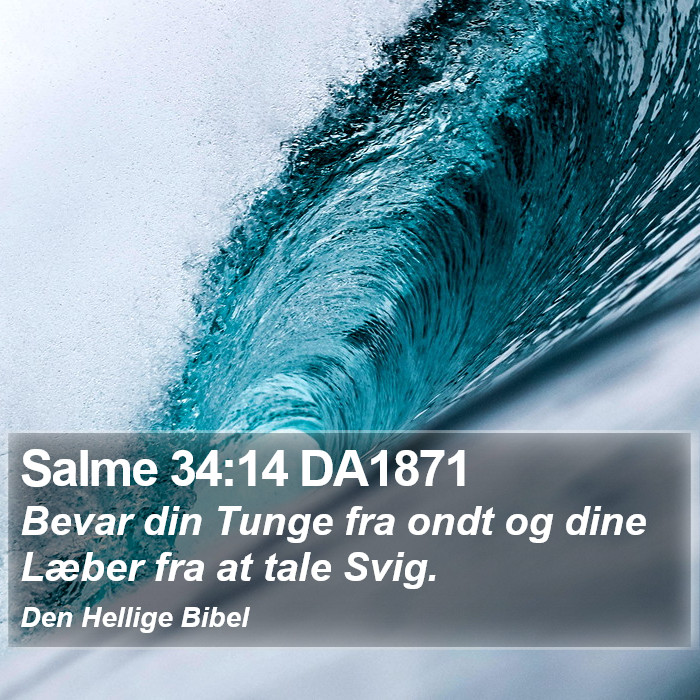 Salme 34:14 DA1871 Bible Study