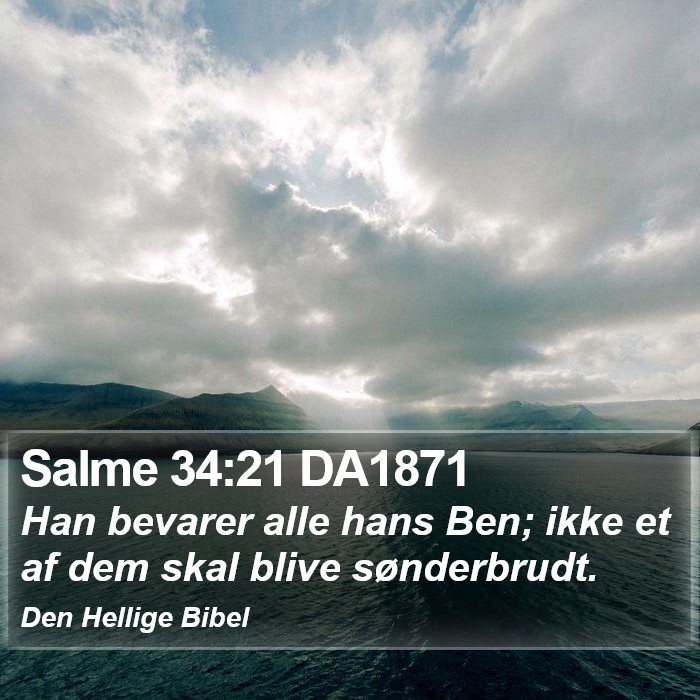 Salme 34:21 DA1871 Bible Study