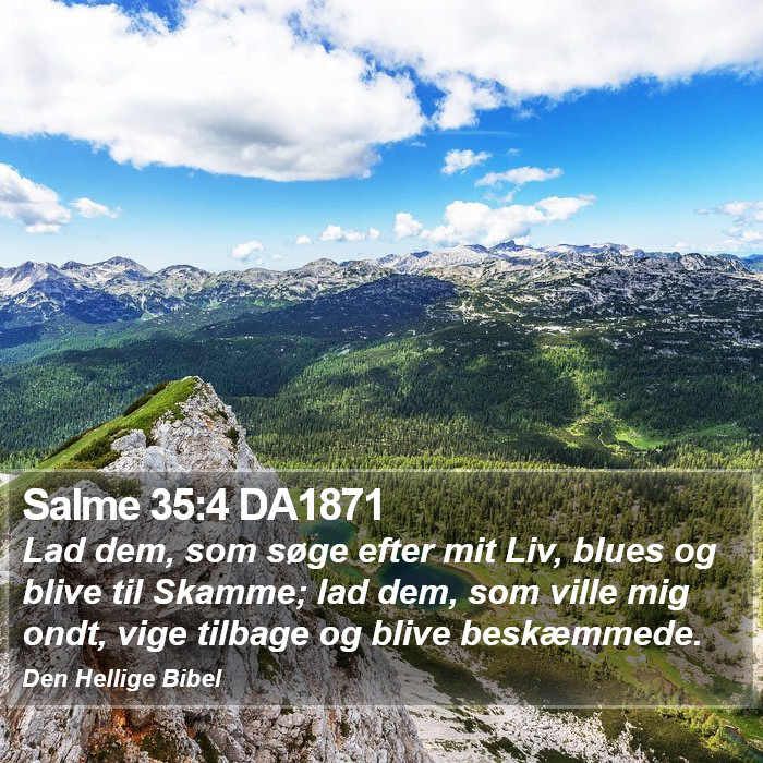 Salme 35:4 DA1871 Bible Study