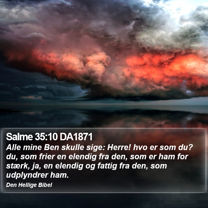 Salme 35:10 DA1871 Bible Study