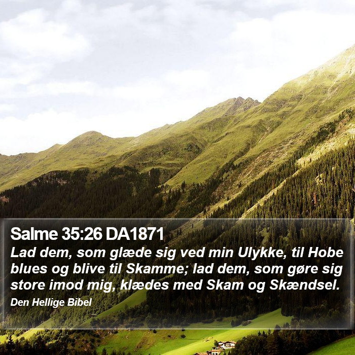 Salme 35:26 DA1871 Bible Study