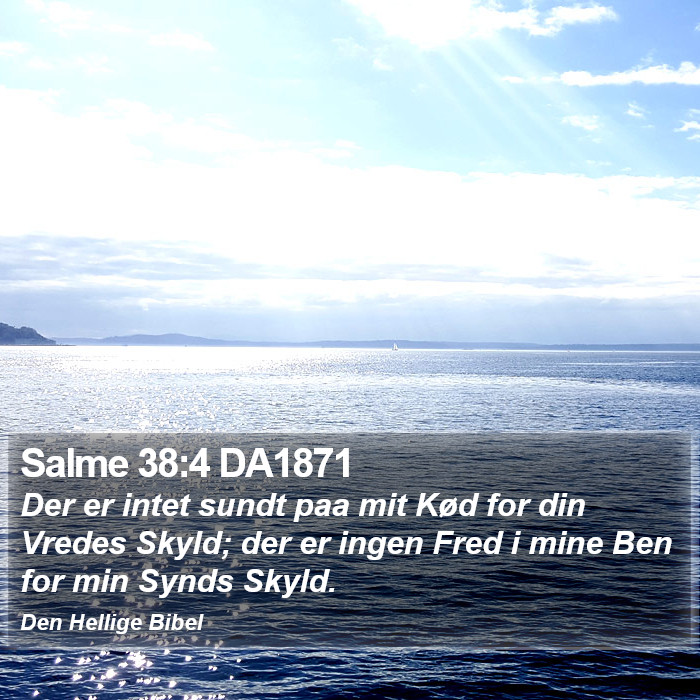 Salme 38:4 DA1871 Bible Study