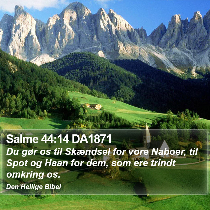 Salme 44:14 DA1871 Bible Study