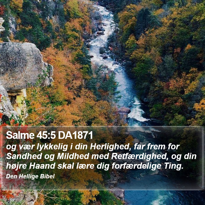 Salme 45:5 DA1871 Bible Study