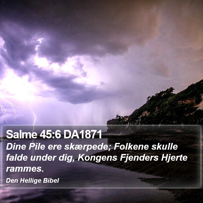 Salme 45:6 DA1871 Bible Study