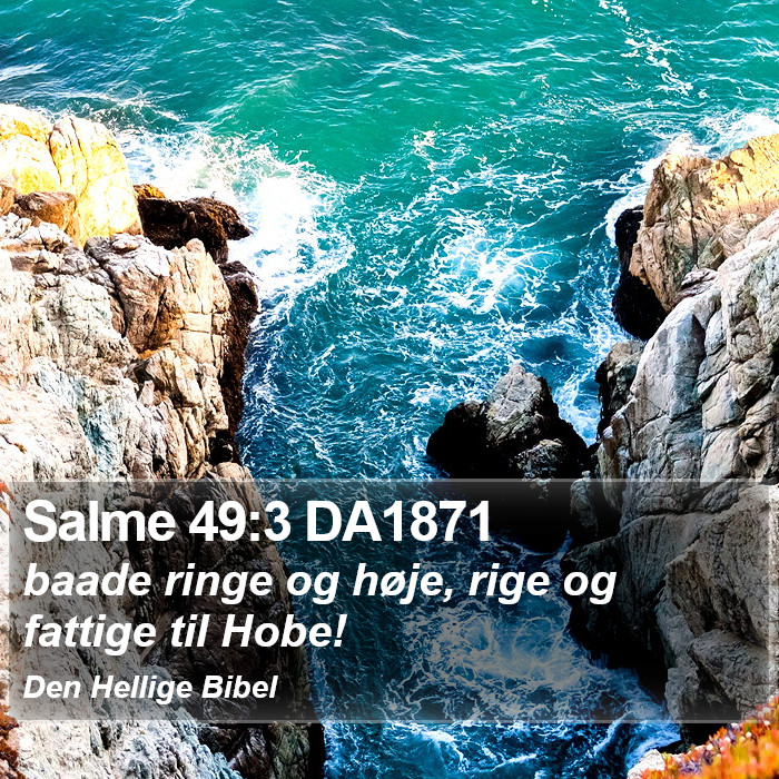 Salme 49:3 DA1871 Bible Study
