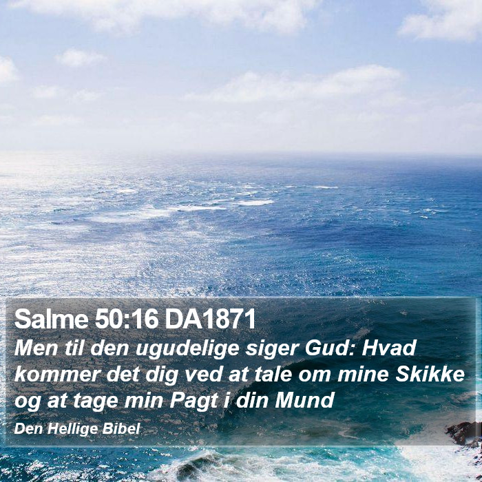 Salme 50:16 DA1871 Bible Study