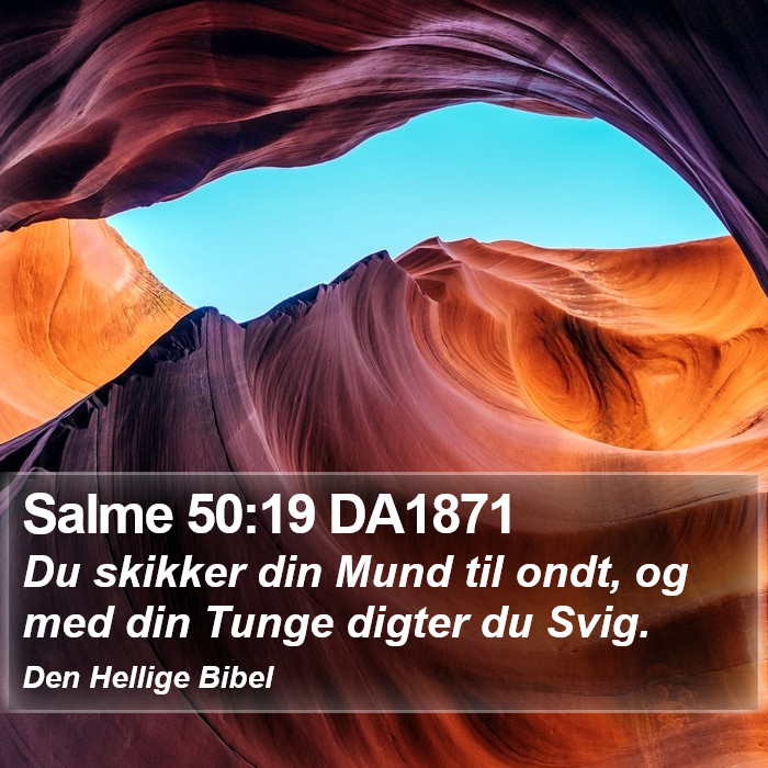 Salme 50:19 DA1871 Bible Study