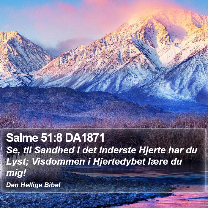 Salme 51:8 DA1871 Bible Study