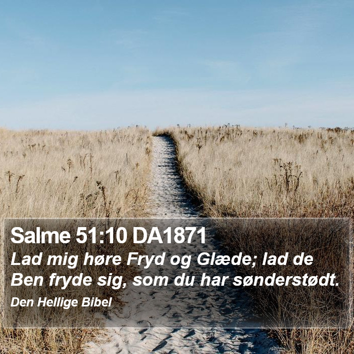 Salme 51:10 DA1871 Bible Study