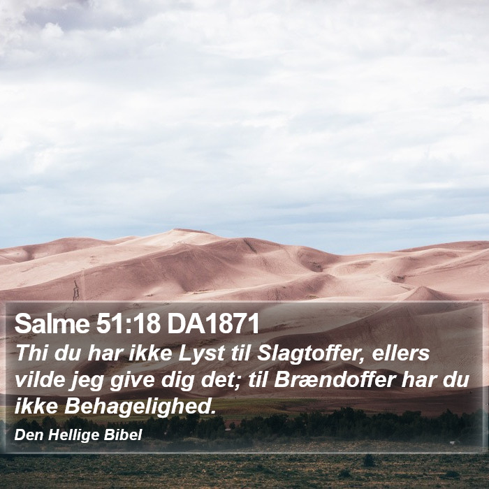 Salme 51:18 DA1871 Bible Study