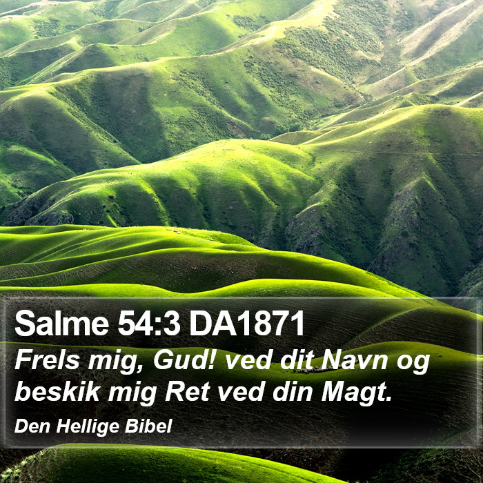 Salme 54:3 DA1871 Bible Study
