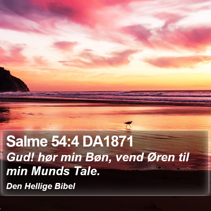 Salme 54:4 DA1871 Bible Study