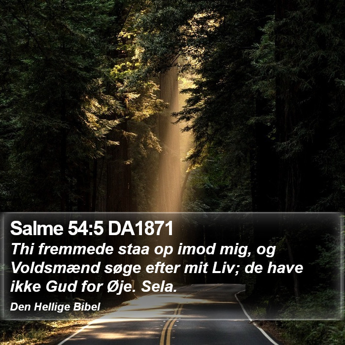 Salme 54:5 DA1871 Bible Study