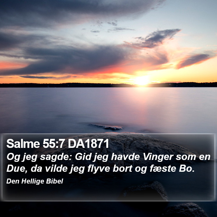 Salme 55:7 DA1871 Bible Study